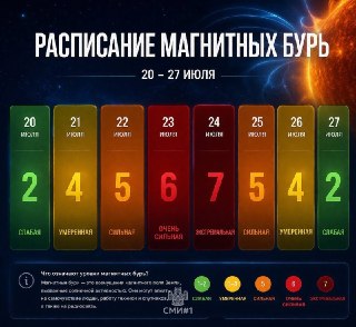 Сильная магнитная буря ожидается в Якутии уже завтра